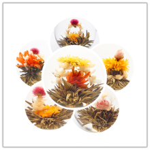 100% ручной работы высокое качество китайский художественный цветущий чай цветок серебро в 17 различных стилях иглы 